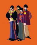 The Beatles in cartoon form.