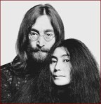 John and Yoko:  The artist with his muse.